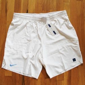 NWT Nike Court Flex Ace Federer Tennis Shorts L